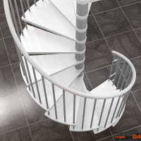Spindeltreppe Flow Ø 160 cm