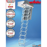 Wellhöfer Scherentreppe Liliput WSPH von 90x55 bis 140x80 cm