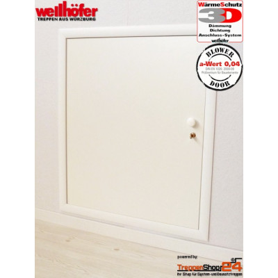 Wellhöfer Kniestocktür WS3D Maßanfertigung B30-70 x H30-100 cm