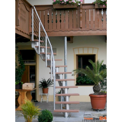 Außentreppe ÖkoStep 210  Breite 75 cm