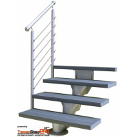Außentreppe ÖkoStep 210  Breite 75 cm