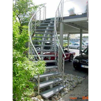 Außentreppe ÖkoStep 260  Breite 91 - 100 cm