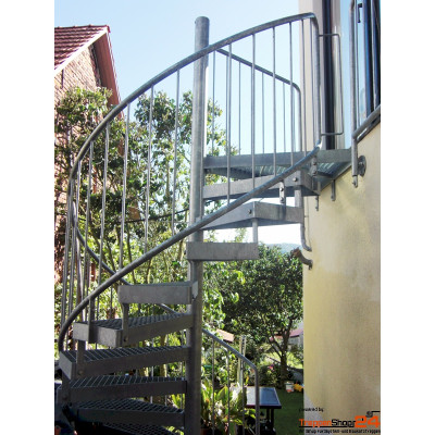Spindeltreppe Silver Ø 200 cm