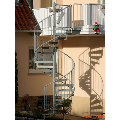 Spindeltreppe Silver Ø 200 cm