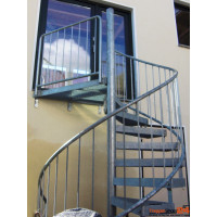 Spindeltreppe Silver Ø 200 cm
