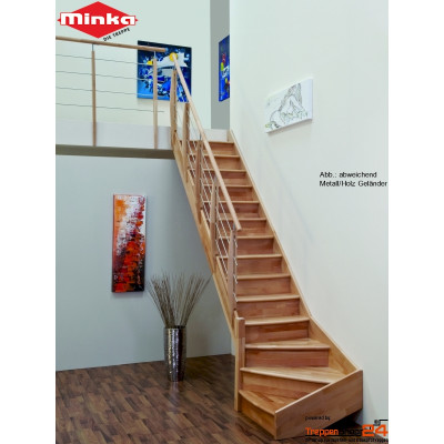 Raumspartreppe Home mit 15 Steigungen (14 Stufen) aus...