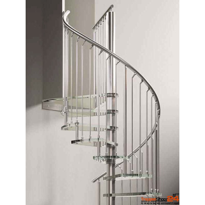 Spindeltreppe Vogue Glas Ø 160 cm