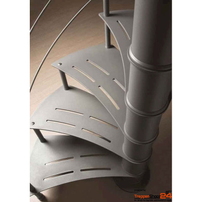 Spindeltreppe Ciclamnino K Curve Ø 100 cm
