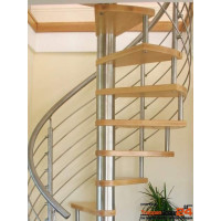 Spindeltreppe Ninfea Inox Ø 220 cm