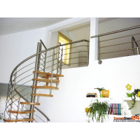 Spindeltreppe Ninfea Inox Ø 220 cm