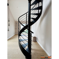 Spindeltreppe Rosa C Steel Ø 160 cm