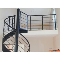 Spindeltreppe Rosa C Steel Ø 190 cm