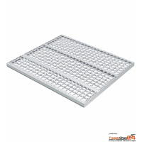 B-Cube-Fertigrost MW33/33, 600 x 1000 mm, Maschenweite 33x33 mm, Stahl feuerverzinkt, andere Größen gegen Mehrpreis erhältlich.