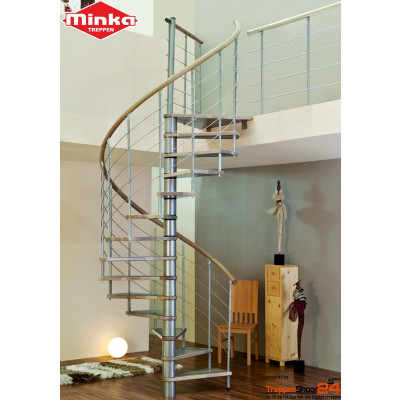 Spindeltreppe Venezia Ø 120 cm, 13 Steigungen (12...