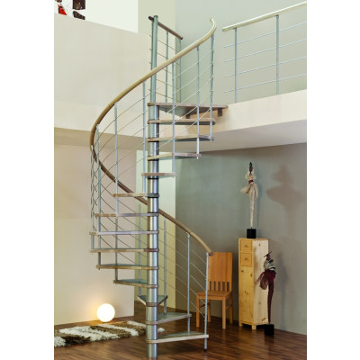 Spindeltreppe Venezia Ø 120 cm Eiche