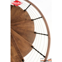 Spindeltreppe Venezia Ø 120 cm Eiche