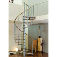 Spindeltreppe Venezia Ø 140 cm Eiche