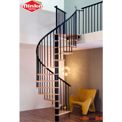 Spindeltreppe Spiral Effect Ø 140 cm, 13...