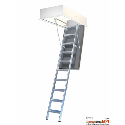 Bodentreppe AluDrei WS4D 140x50 bis 160x100 cm,...