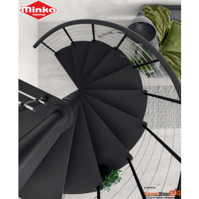 Spindeltreppe Milano Ø140 cm