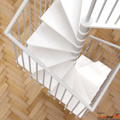 Spindeltreppe Flow Q 140 x140 cm