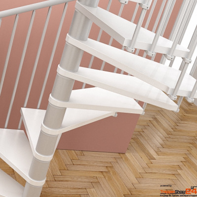 Spindeltreppe Flow Q 140 x140 cm