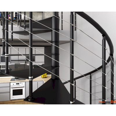 Spindeltreppe SLIM Ø 140 cm