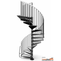 Spindeltreppe Star 04 Ø100 cm