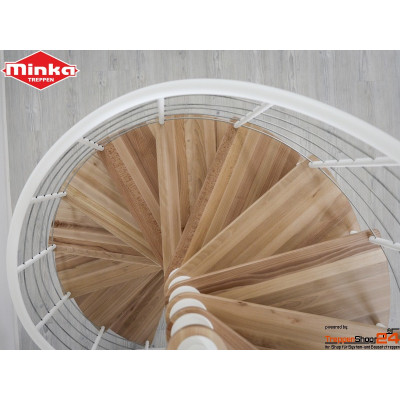 Spindeltreppe Venezia Smart Eiche Ø 120 cm
