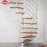 Spindeltreppe Venezia Smart Eiche Ø 120 cm