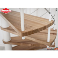 Spindeltreppe Venezia Smart Eiche Ø 120 cm