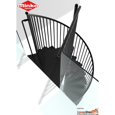Spindeltreppe Portofino Ø120 cm