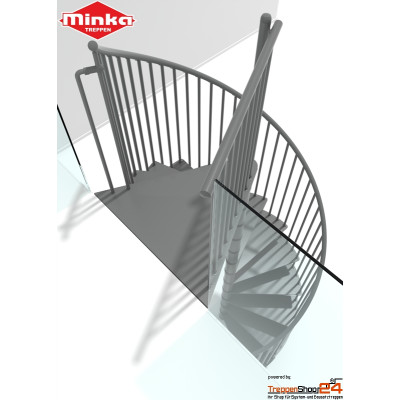 Spindeltreppe Portofino Ø120 cm