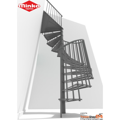 Spindeltreppe Portofino Ø120 cm