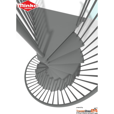 Spindeltreppe Portofino Ø120 cm