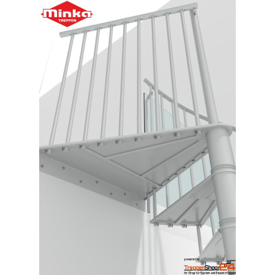 Spindeltreppe Portofino Ø120 cm