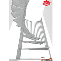 Spindeltreppe Portofino Ø120 cm
