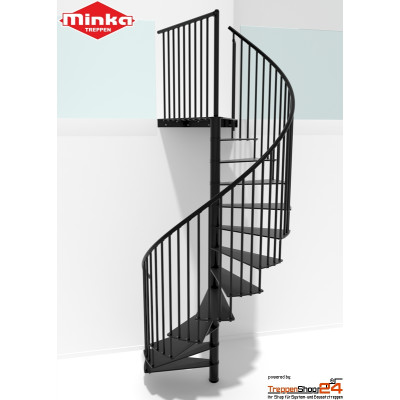 Spindeltreppe Portofino Ø 140 cm, 13 Steigungen...
