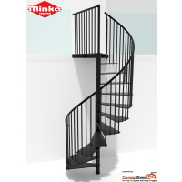 Spindeltreppe Portofino Ø160 cm