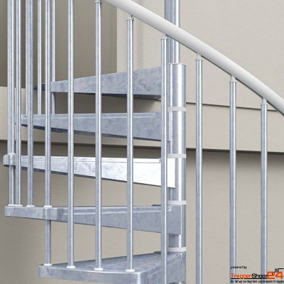 Spindeltreppe Econ ZinkColor Ø120 cm