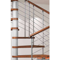 Spindeltreppe Silver FX 122 x122 cm
