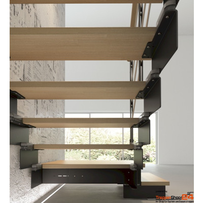 Stahlwangentreppe Composity Minimal B94 cm