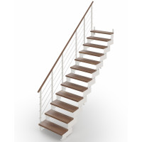Stahlwangentreppe Composity Minimal B94 cm
