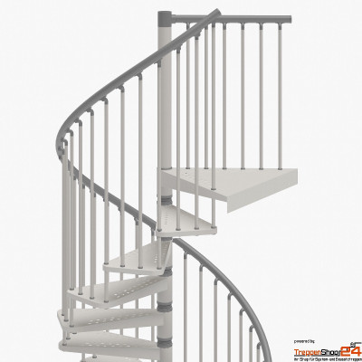 Spindeltreppe Exterior Zink Color Ø160 cm