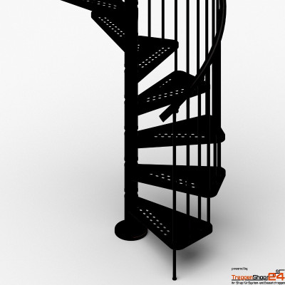 Spindeltreppe Exterior Zink Color Ø160 cm