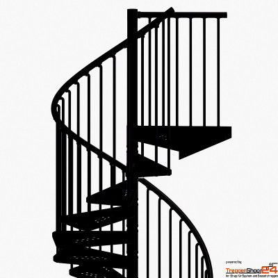 Spindeltreppe Exterior Zink Color Ø160 cm