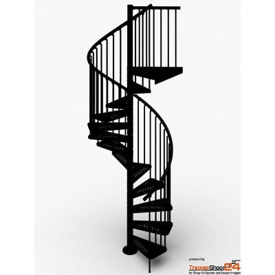 Spindeltreppe Exterior Zink Color Ø160 cm