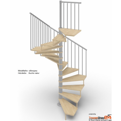 Spindeltreppe Tekla 120 x 120 cm