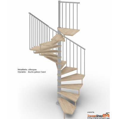 Spindeltreppe Tekla 120 x 120 cm
