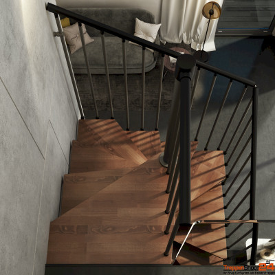 Spindeltreppe Tekla 120 x 120 cm